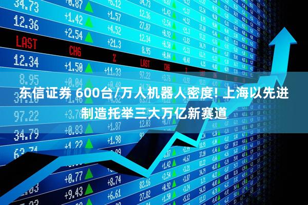 东信证券 600台/万人机器人密度! 上海以先进制造托举三大万亿新赛道